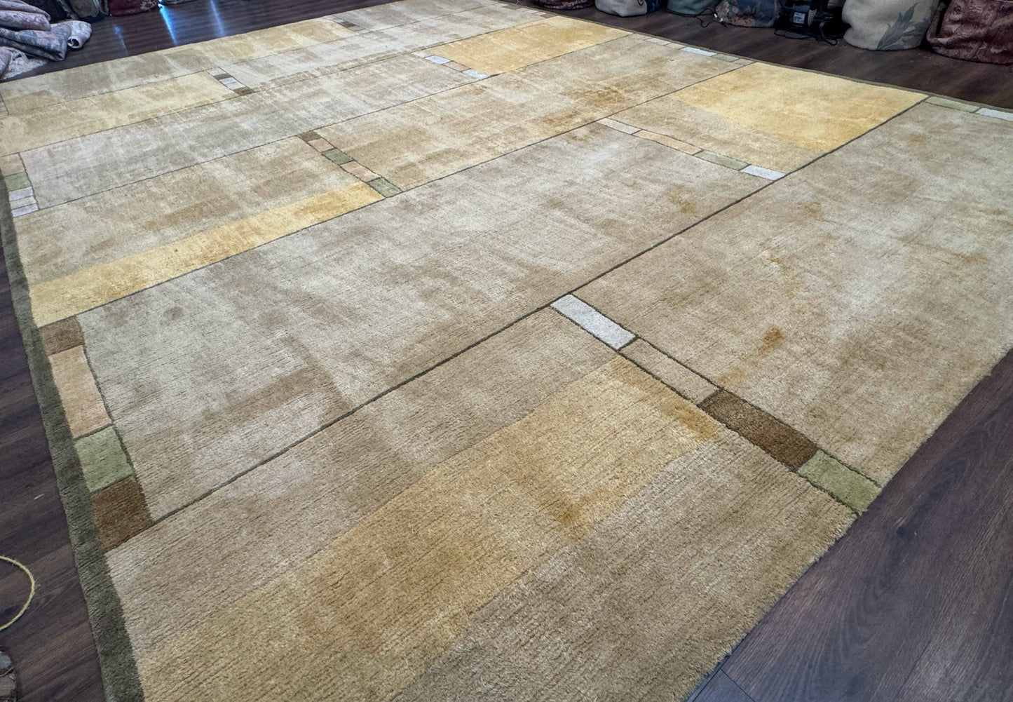 Tufenkian Tibetan Rug 12x16 Handmade Wool Palace