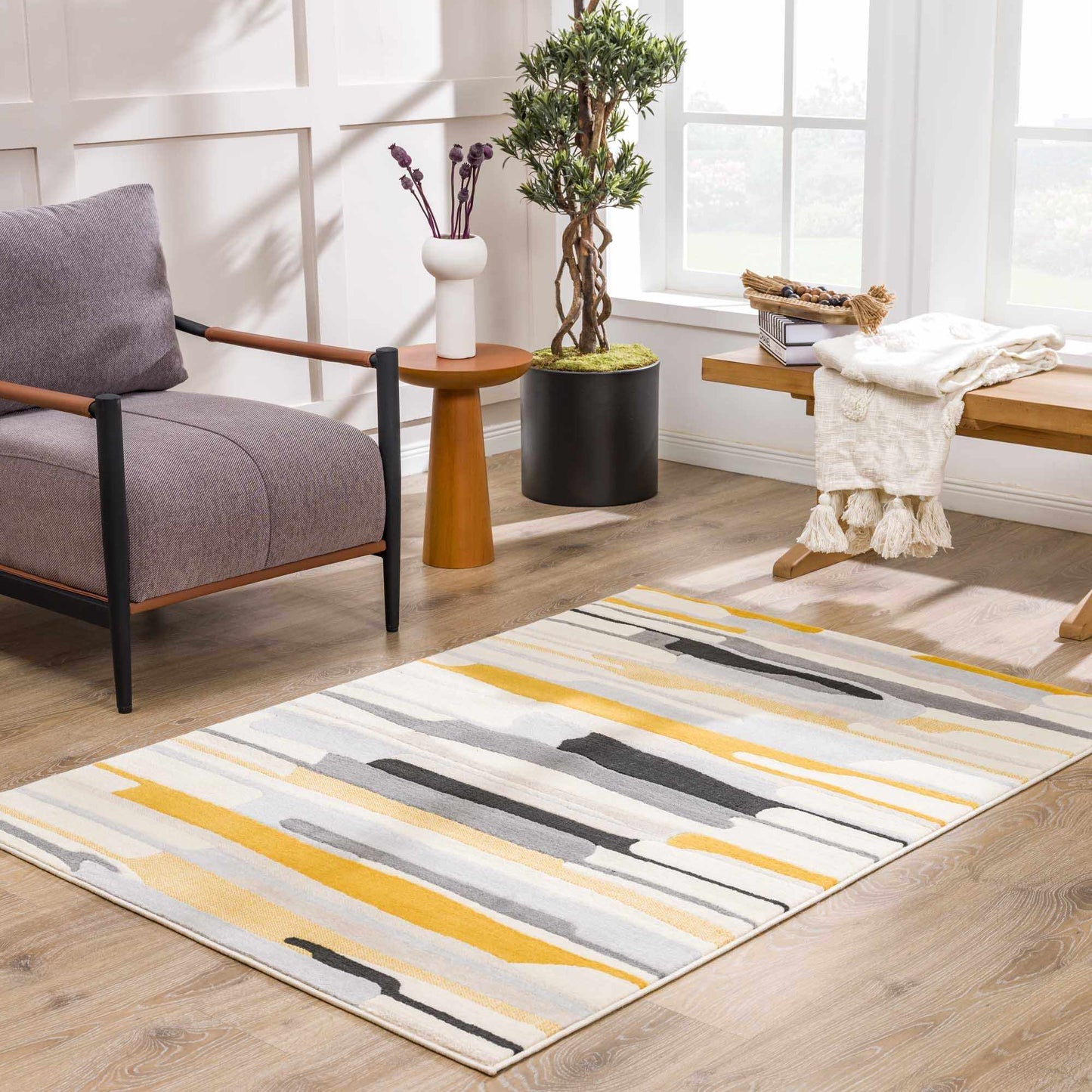 Trendy home rug
