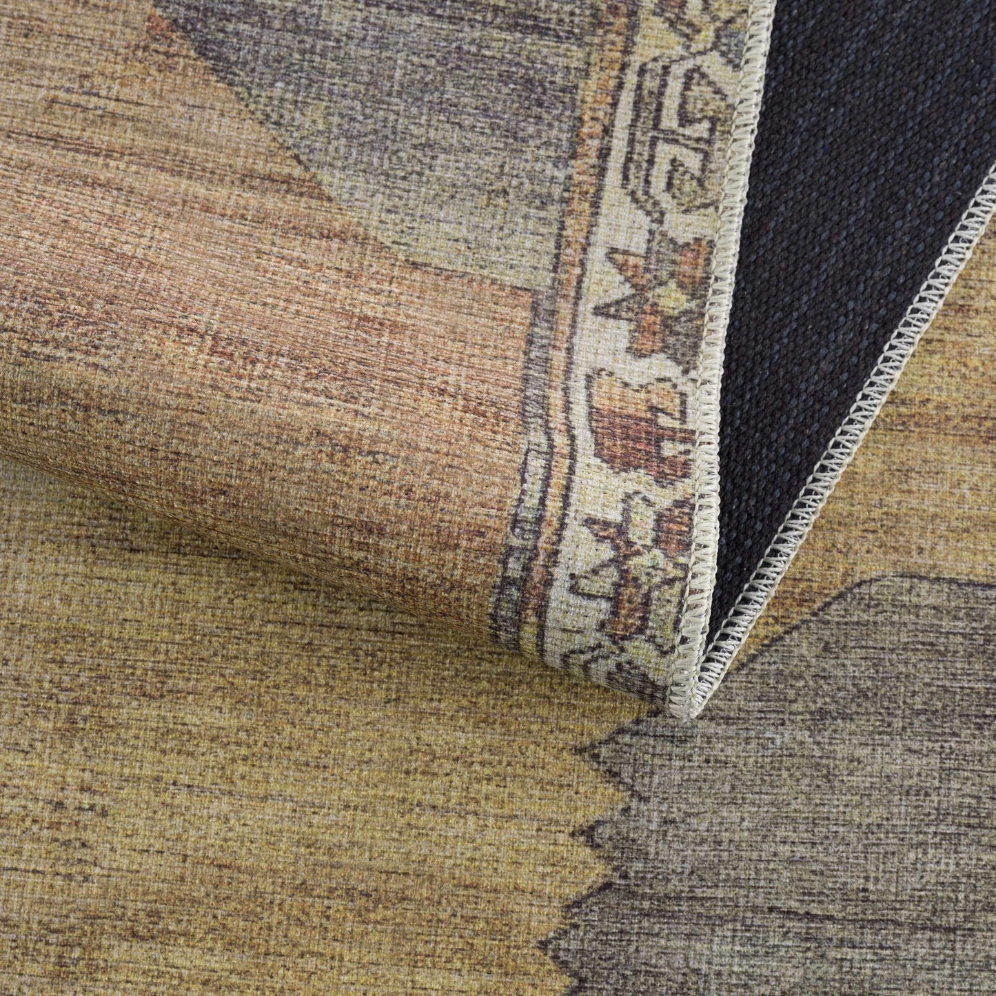 Medinah Washable Area Rug - Soft Durable Stylish Floor Covering