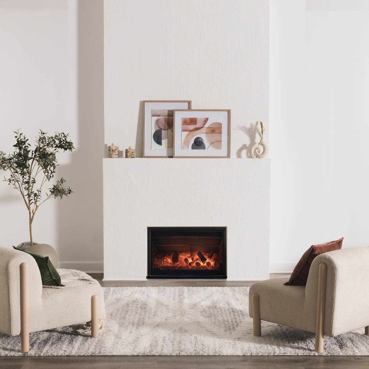 Gray Plush Area Rug - Cozy Home Decor Accent