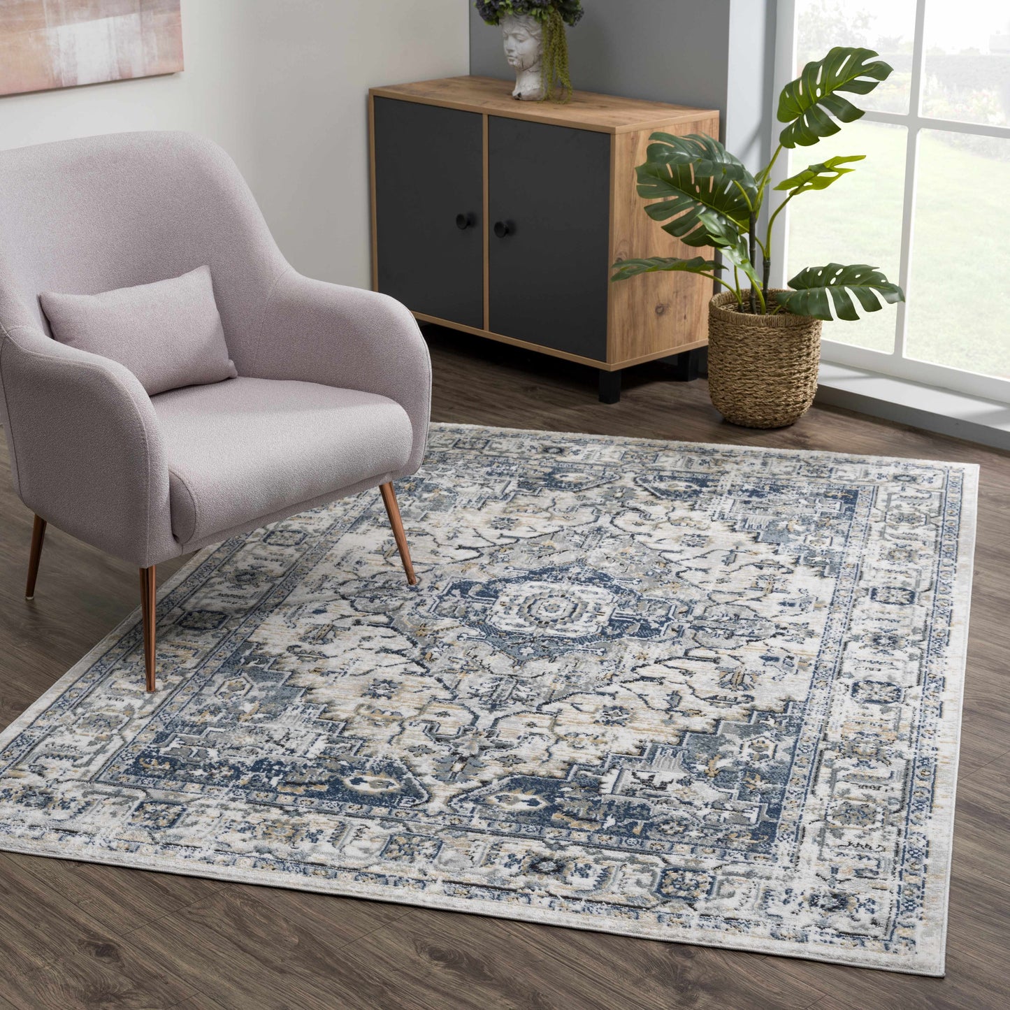 Murrindindi Area Rug - Soft Durable Stylish Living Room Accent