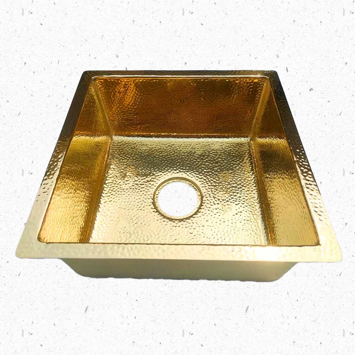 Kitchen brass sink