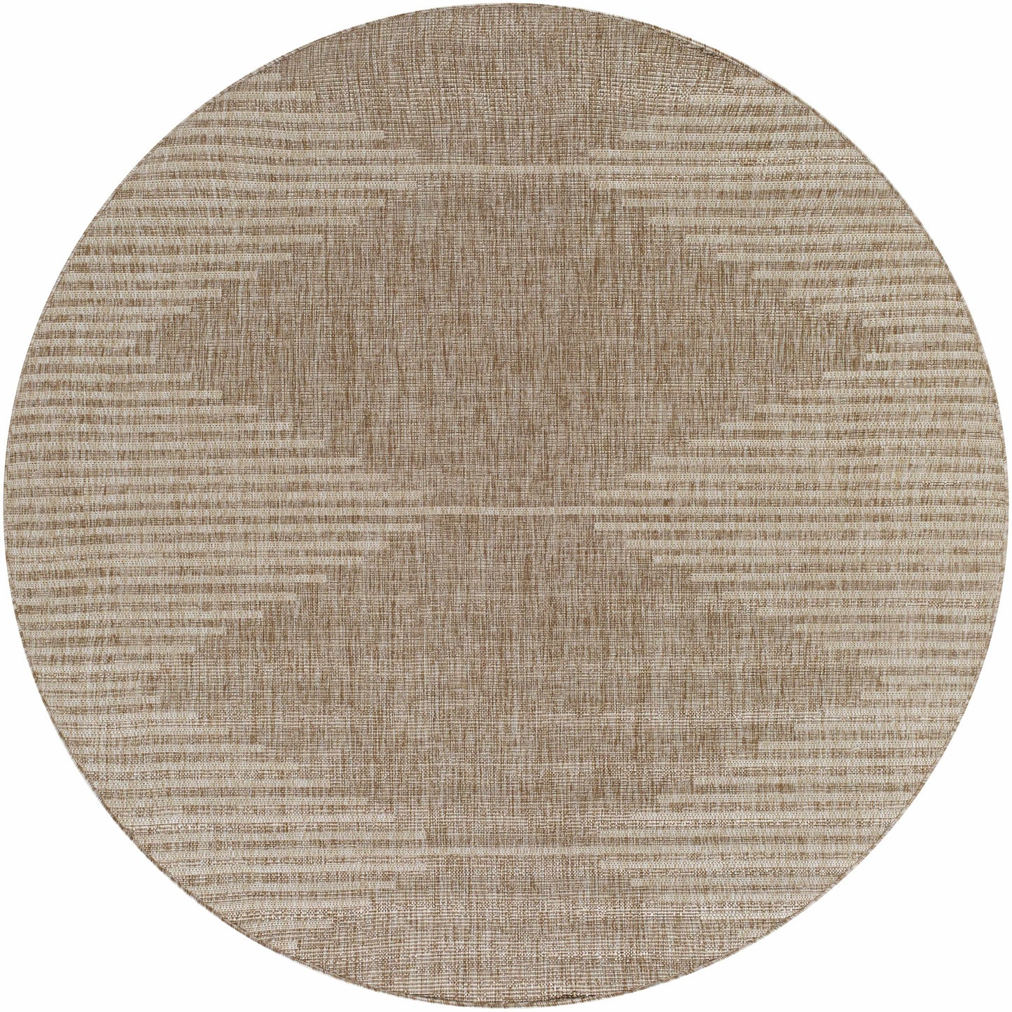 Dark Beige Outdoor Area Rug - Patio Deck Mat