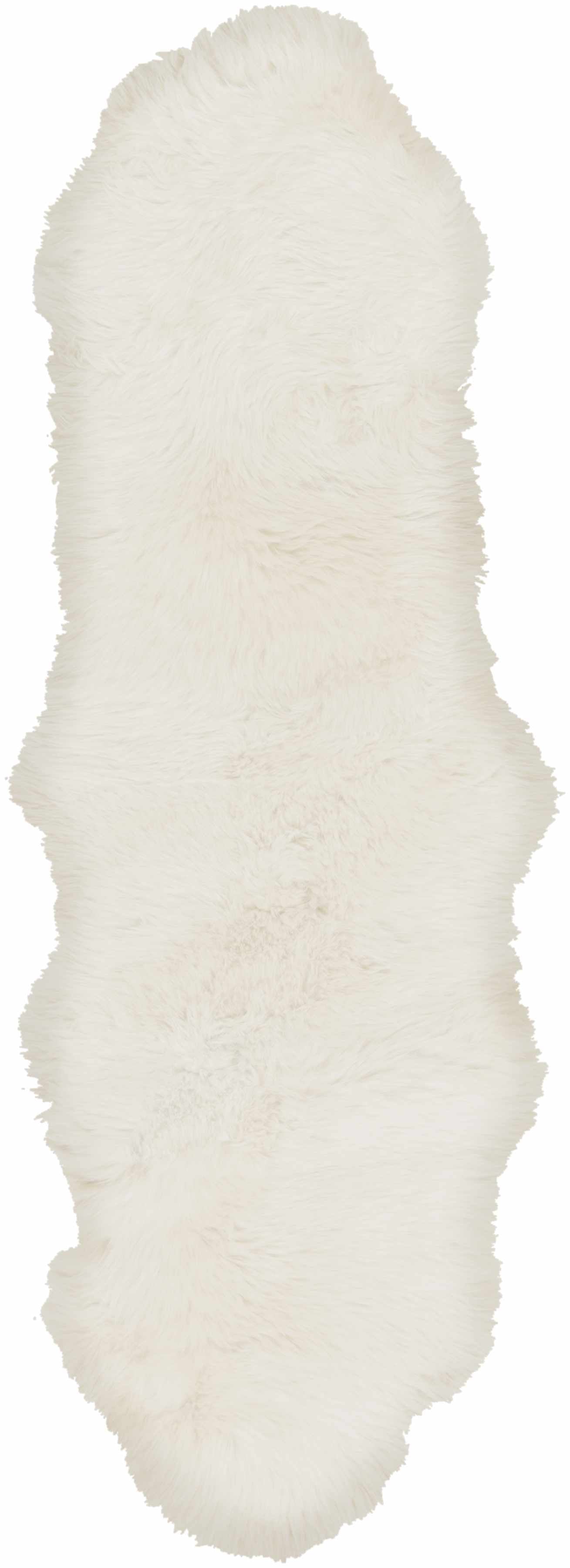 Soft White Sheepskin Rug - Premium Cozy Home Décor