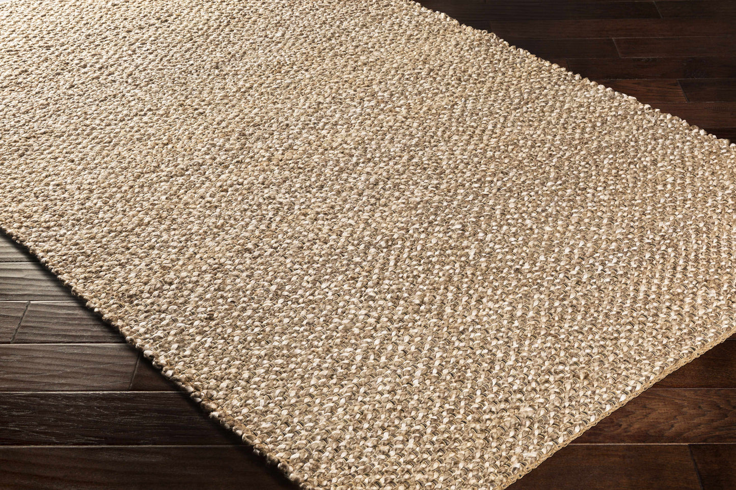 Natural Jute Rug - Eco-Friendly Hand Woven Floor Decor