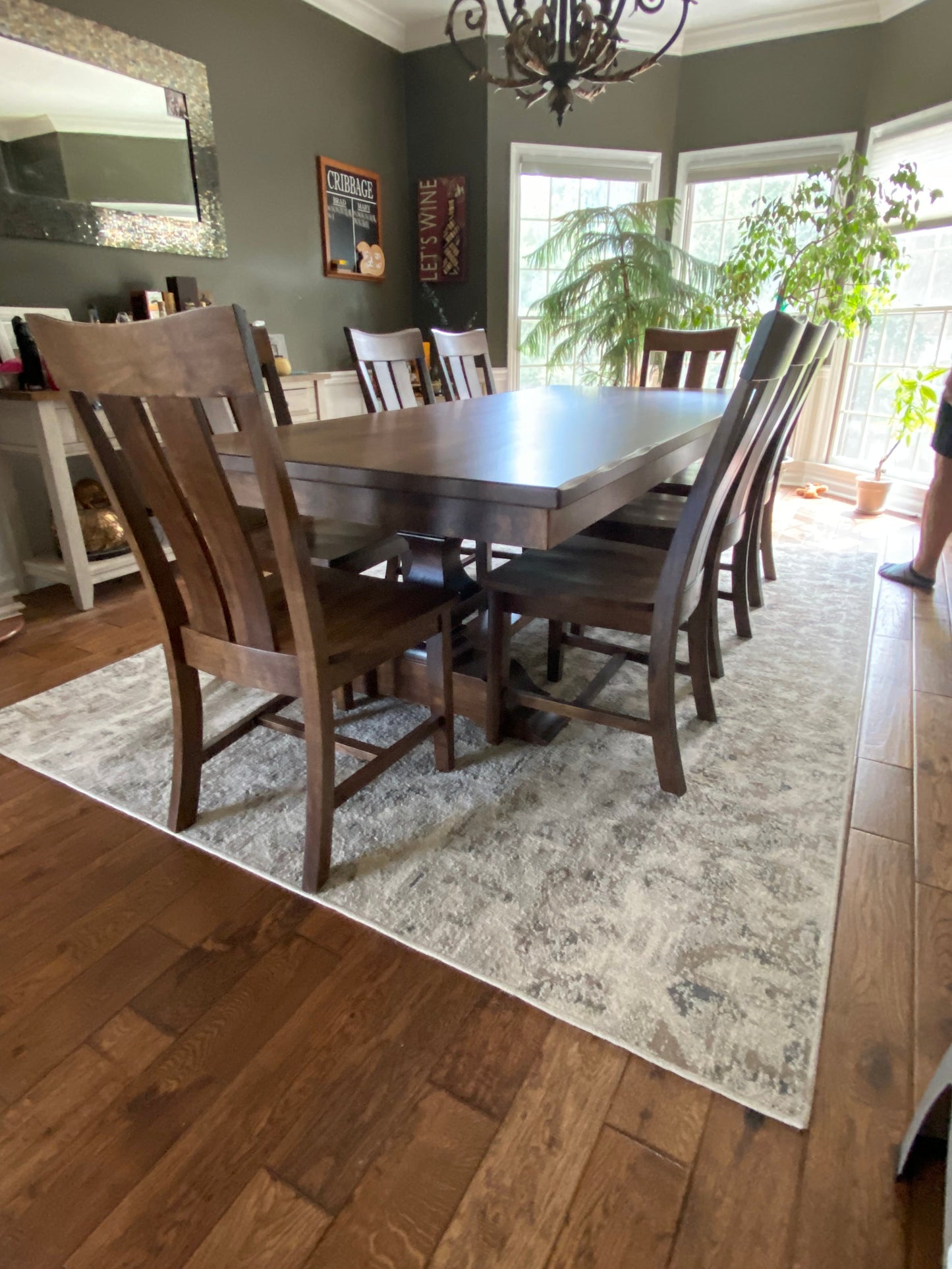 Ava Chair Solid Wood Modern Dining Chair Customizable Color Finish