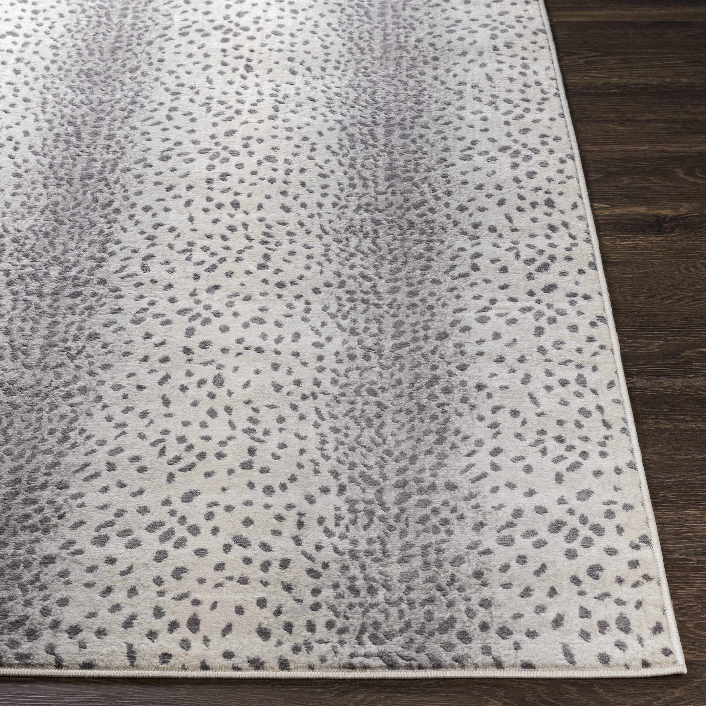 Gray Antelope Print Area Rug - Stylish Decorative Floor Covering