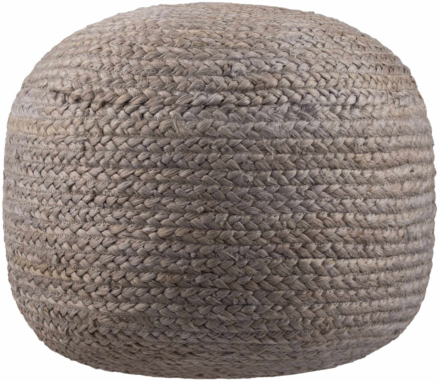 Jute floor pouf