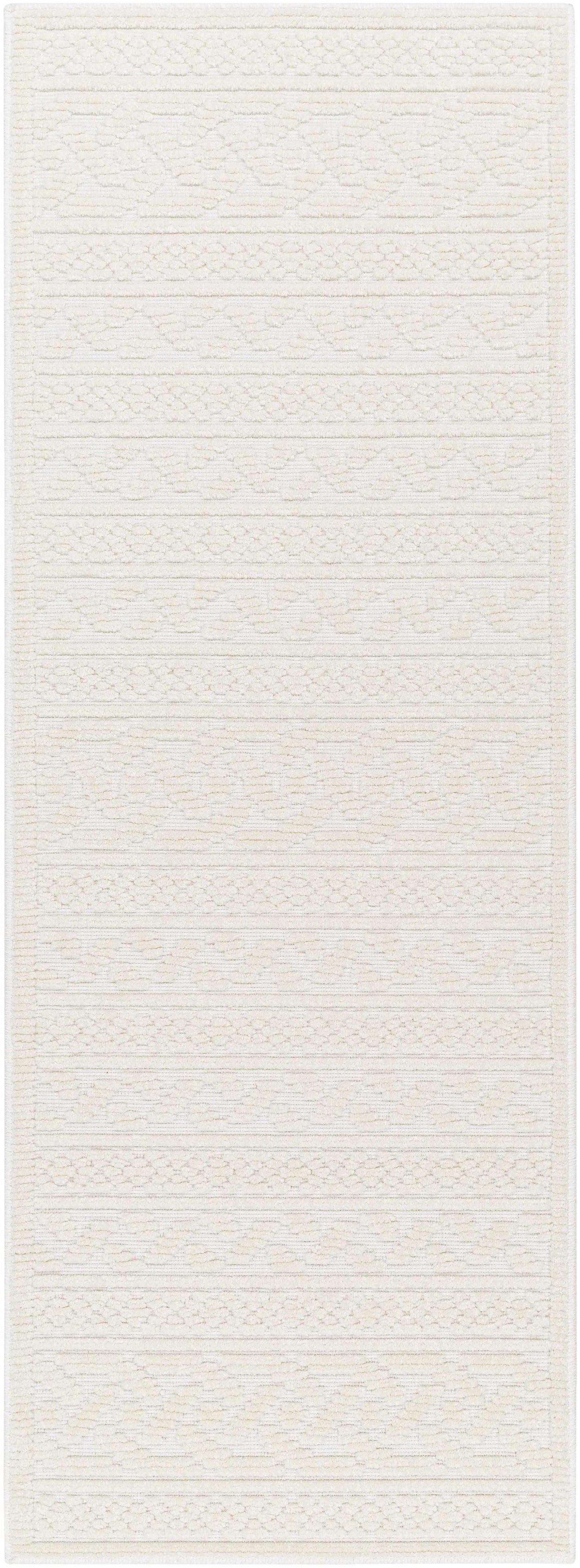 3D White Washable Rug - Stylish Durable Easy to Clean