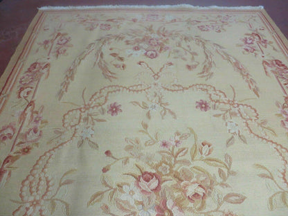 Vintage Turkish Kilim Soumak Flat Weave Wool Rug 58 By 94 Inches Handcrafted 1970s