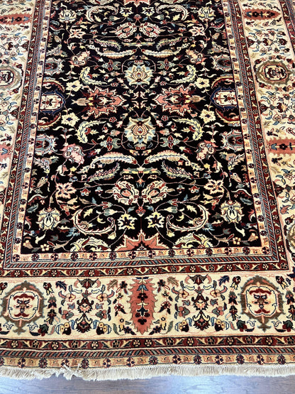 Indo Persian Rug Hand Knotted Wool 5x15 Vintage Floral Oriental Runner
