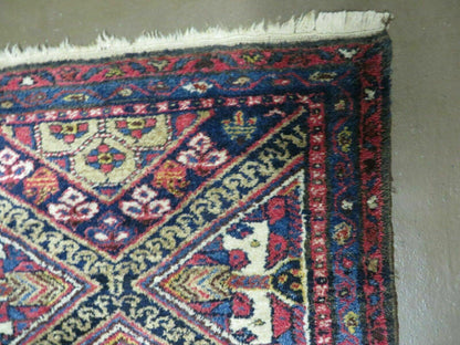 Turkish Anatolian Wool Runner Rug Antique Handmade Allover Pattern 30 By 113 Inches