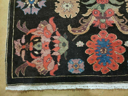 Antique Karabagh Caucasian Rug Handmade Wool Carpet Organic Dye 4 Ft 5 In By 16 Ft 1 In