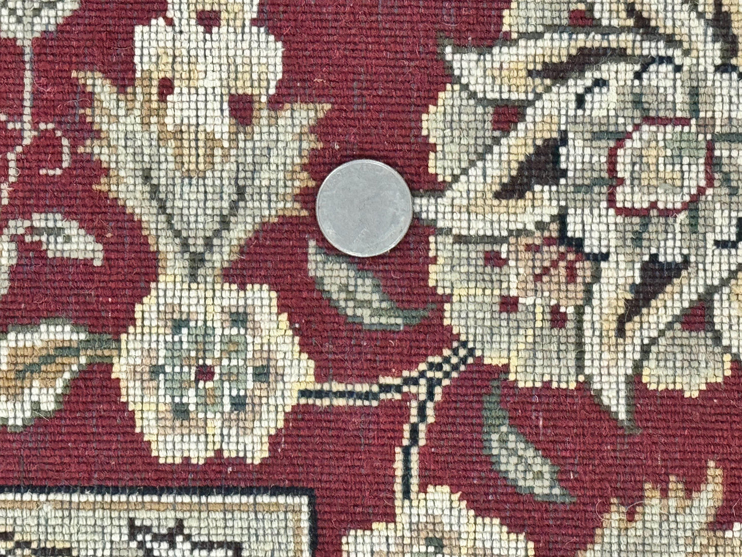 Persian Rug Black Pak 8x10 Floral Allover Hand Knotted Wool Area Rug