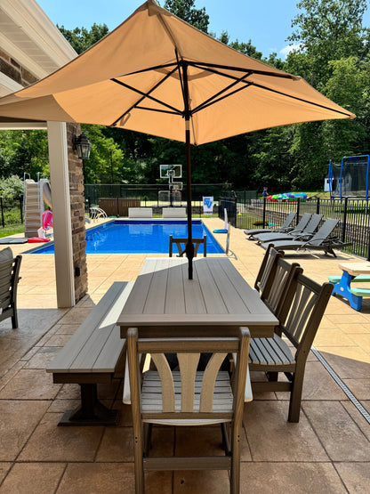 Outdoor stylish bench