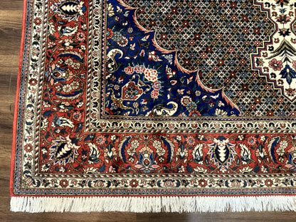 Red blue rug