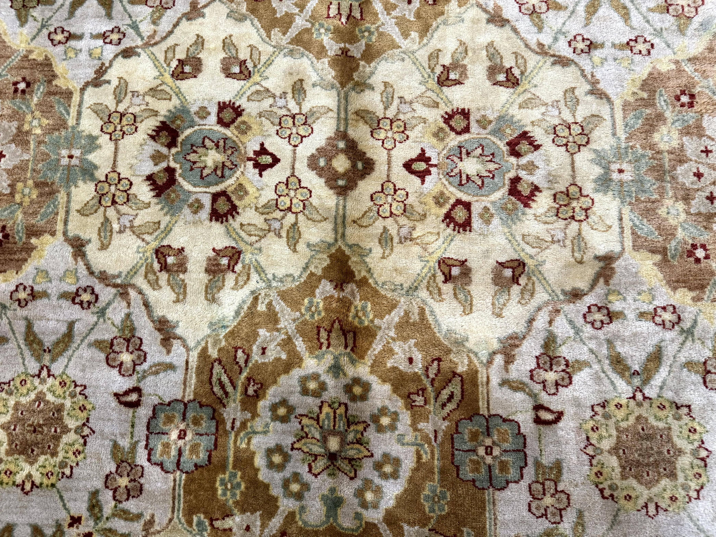 Indo Persian Rug Wool 8x10 Handmade Oushak Style Hand Knotted Area Rug