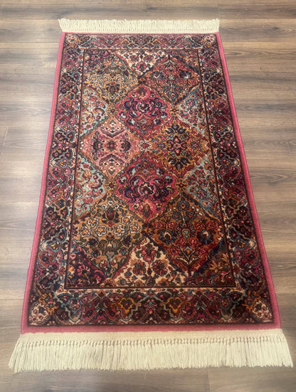 Karastan Kirman Wool Rug 3x5 Multicolor Panel Original 700 Series Discontinued