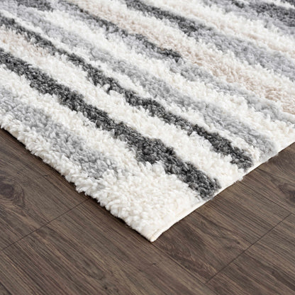 Zoya Striped Area Rug - Modern Home Décor Rug