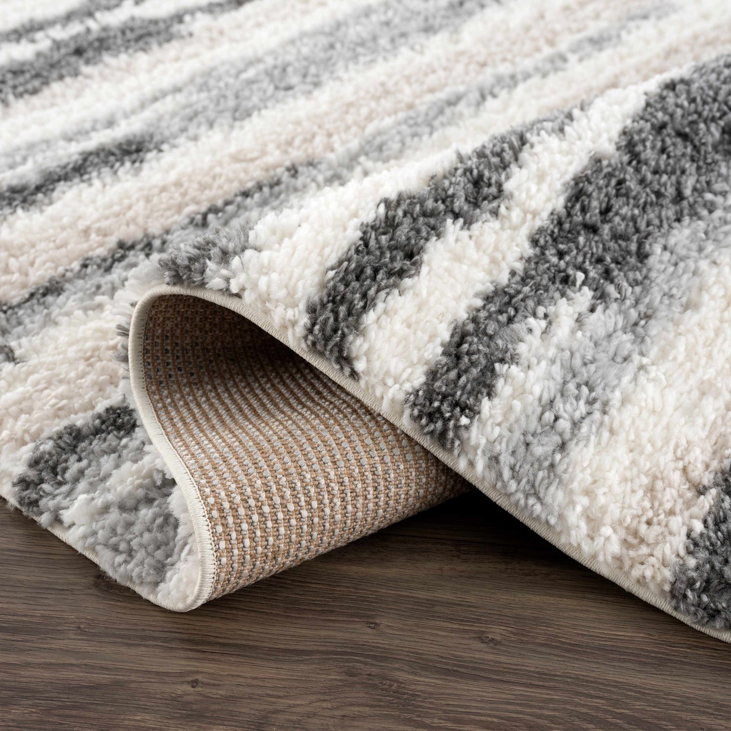 Zoya Striped Area Rug - Modern Home Décor Rug