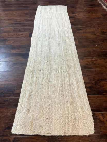 Modern Jute Runner Rug For Hallway And Kitchen Farmhouse Decor Light Durable