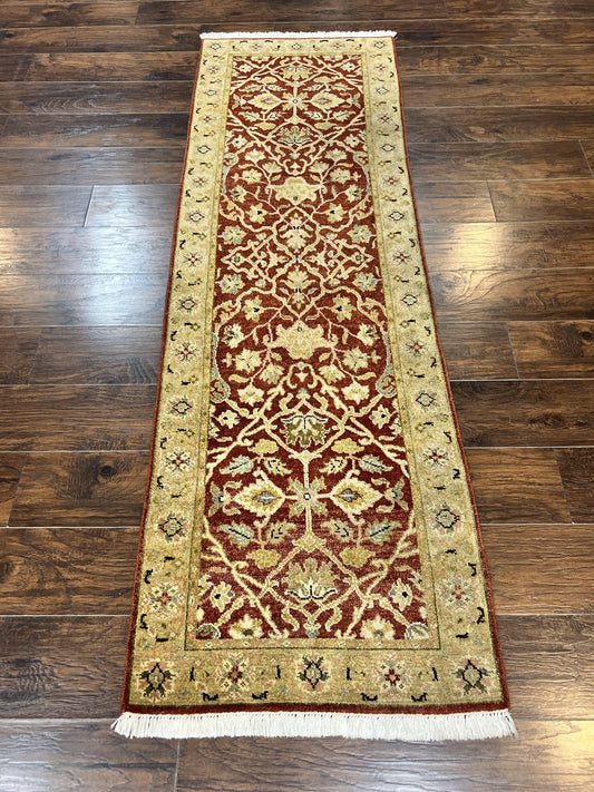 Pakistani Chobi Runner Rug 2.6 X 8 Handmade Wool Hallway Vintage Persian Oriental Rug