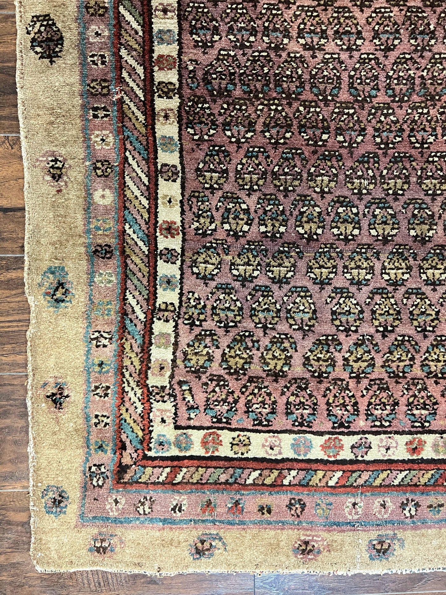 Antique Persian Sarab Runner Rug 3x11 Handmade Wool Camel Hair Hallway Carpet
