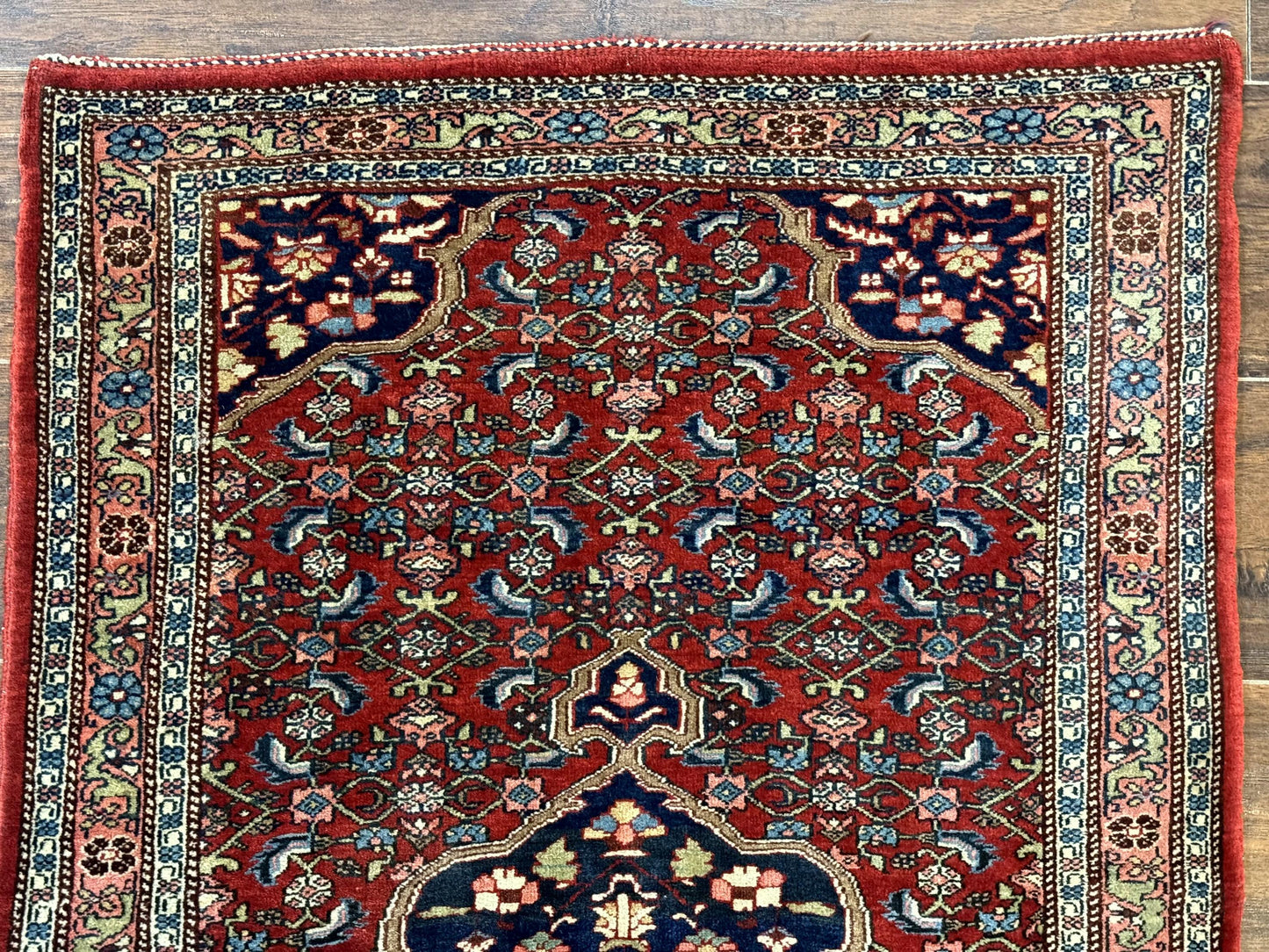 Red navy rug