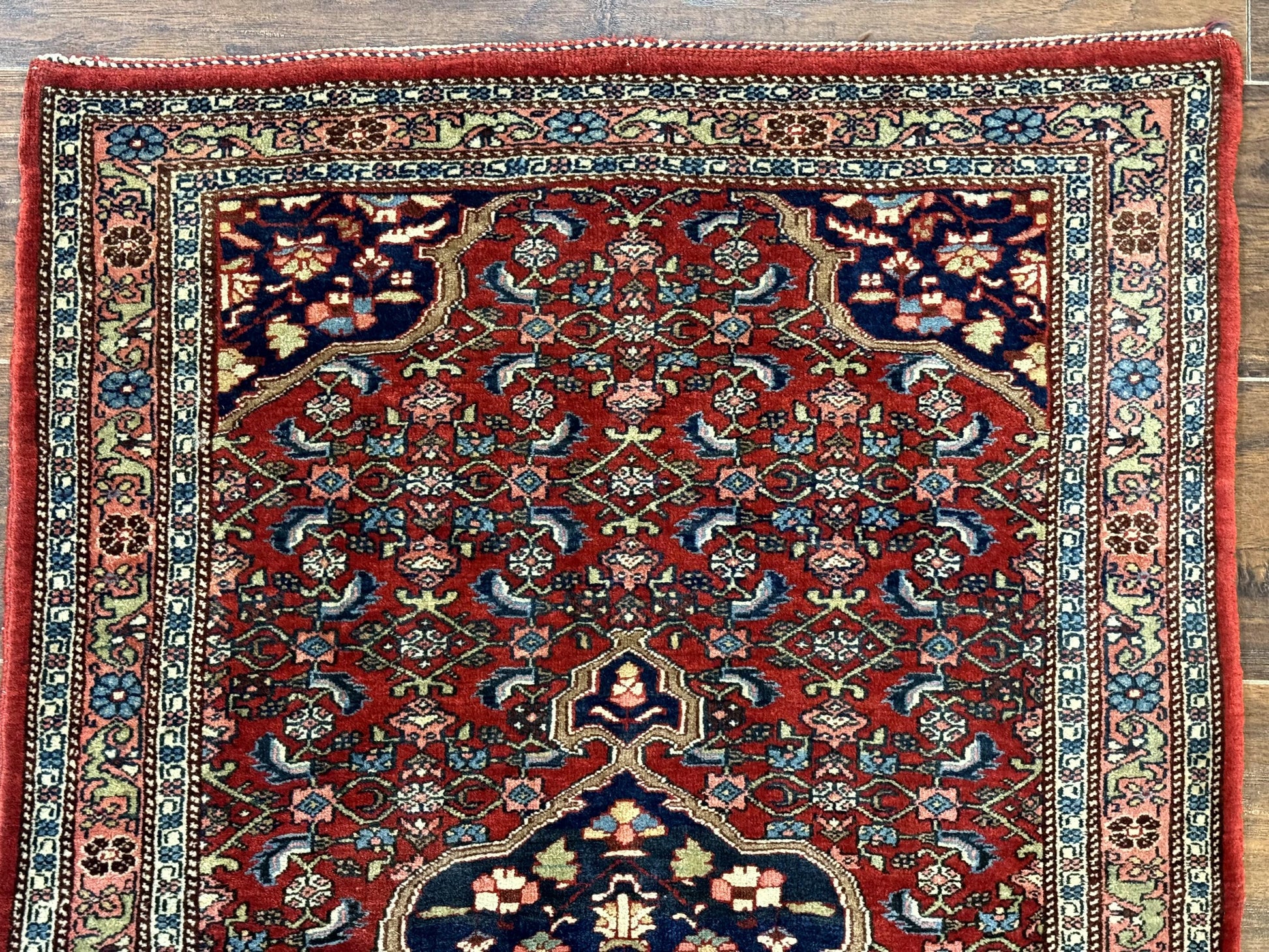 Red navy rug