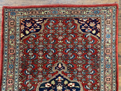Red navy rug