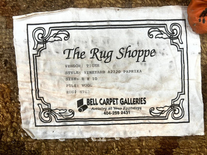 Tibetan Aubusson Rug 8x10 Handmade Wool Floral Vintage Traditional