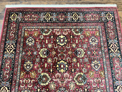 Karastan Williamsburg Herati Wool Rug 6x9 Vintage Persian Area Carpet Wool Pile