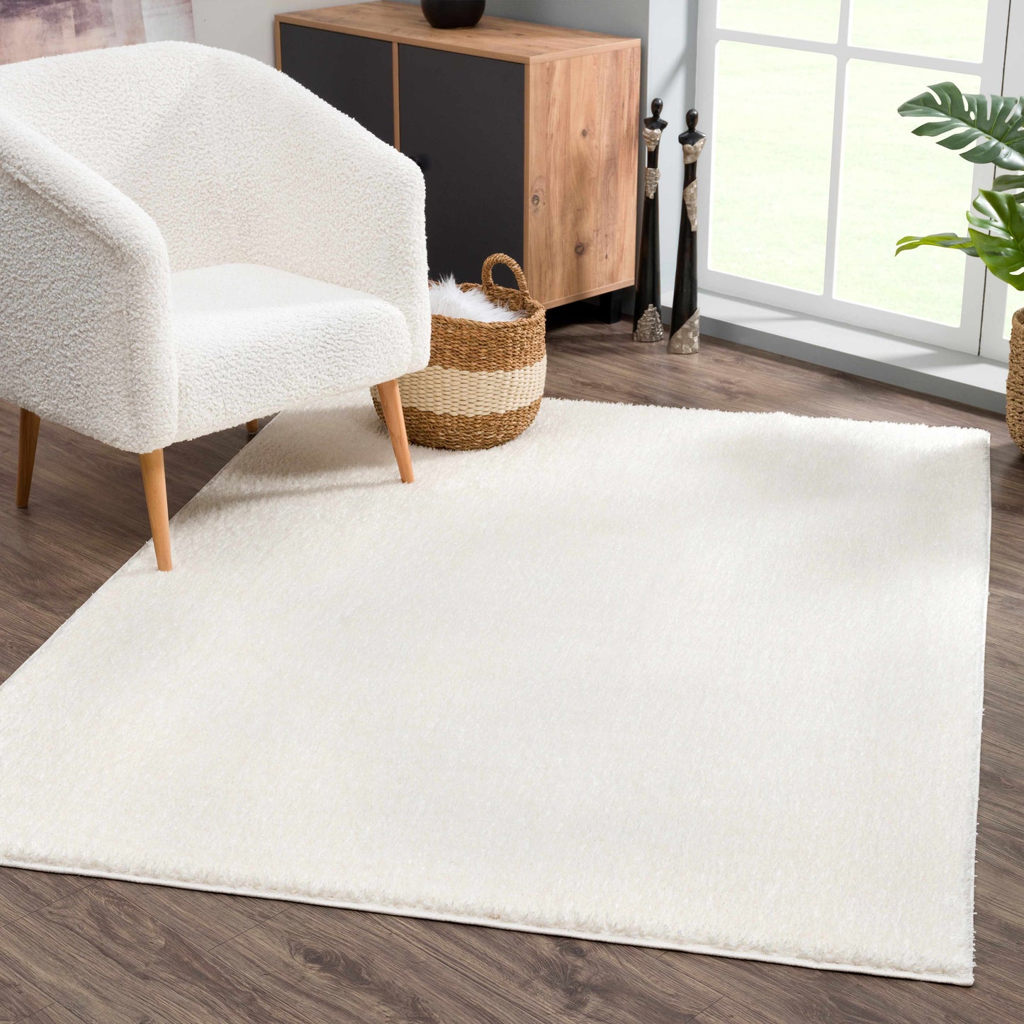 Washable Area Rug - Stylish Easy-Clean Soft Flooring Solution