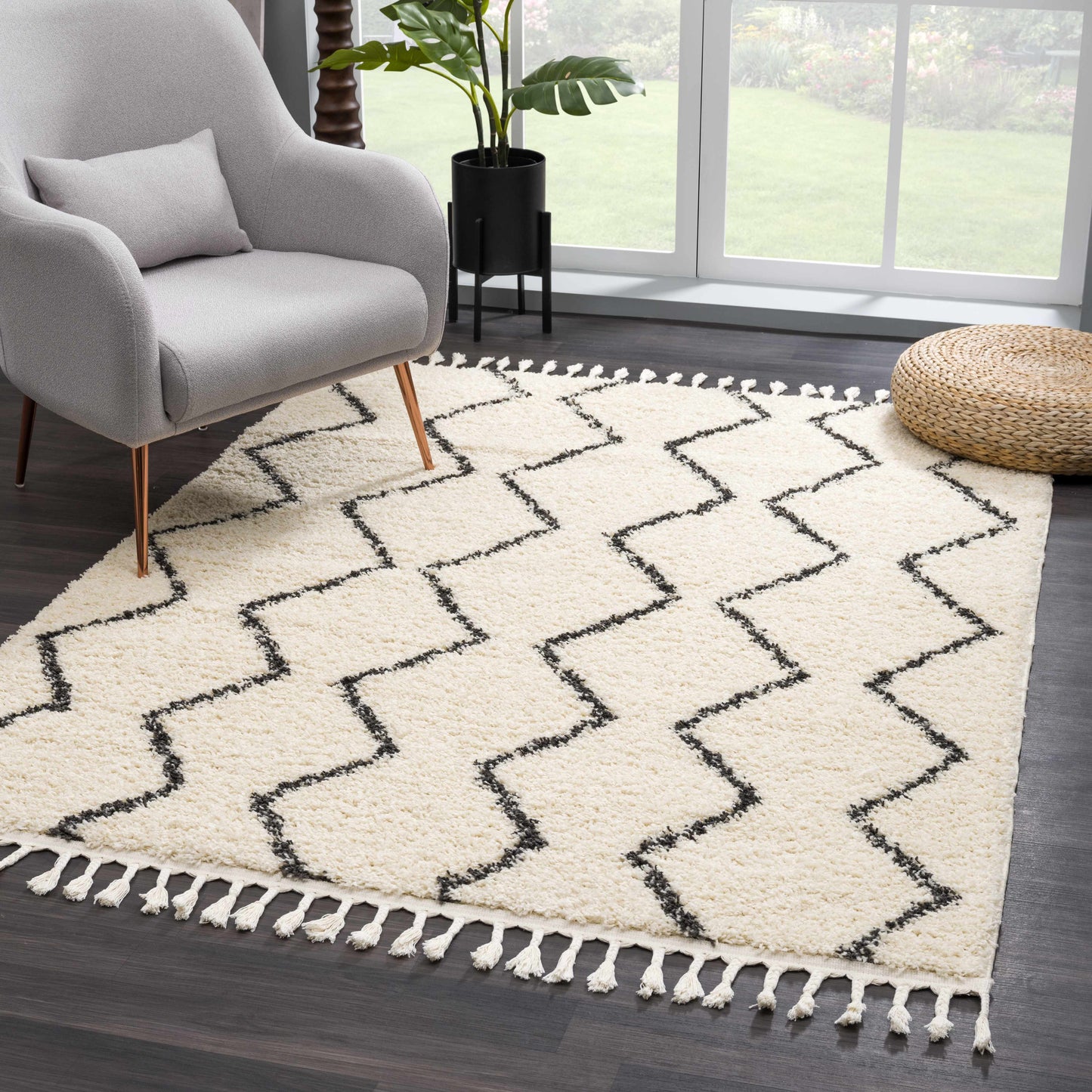 Plush Area Rug - Soft Cozy Stylish Home Decor