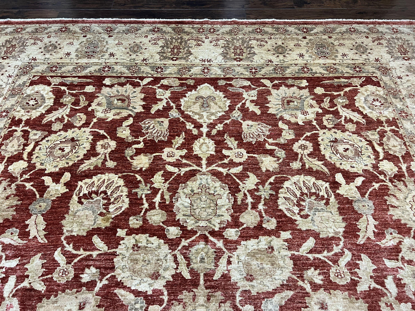 Handmade Persian Rug 10x14 Pak Sultanabad Mahal Chobi Floral Wool Oriental Vintage Carpet