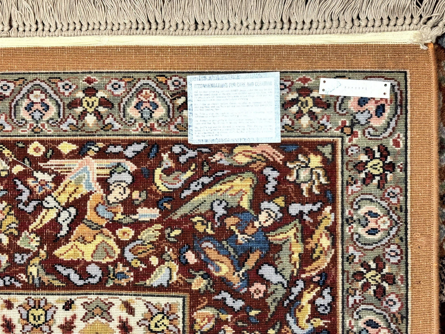 Karastan Rug 10x14 Persian Hunting Wool Pile Vintage Power Loomed In USA