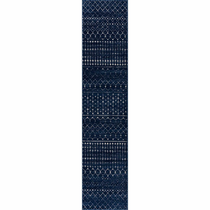 Tigrican Navy Area Rug - Elegant Modern Home Décor Rug