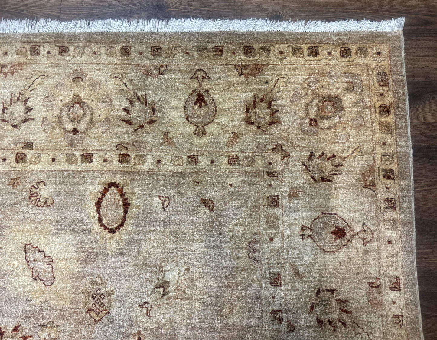 Peshawar Rug 8x11 Handmade Wool Indo Persian Mahal Carpet Vintage Oriental Style