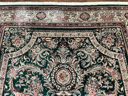 Floral medallion rug