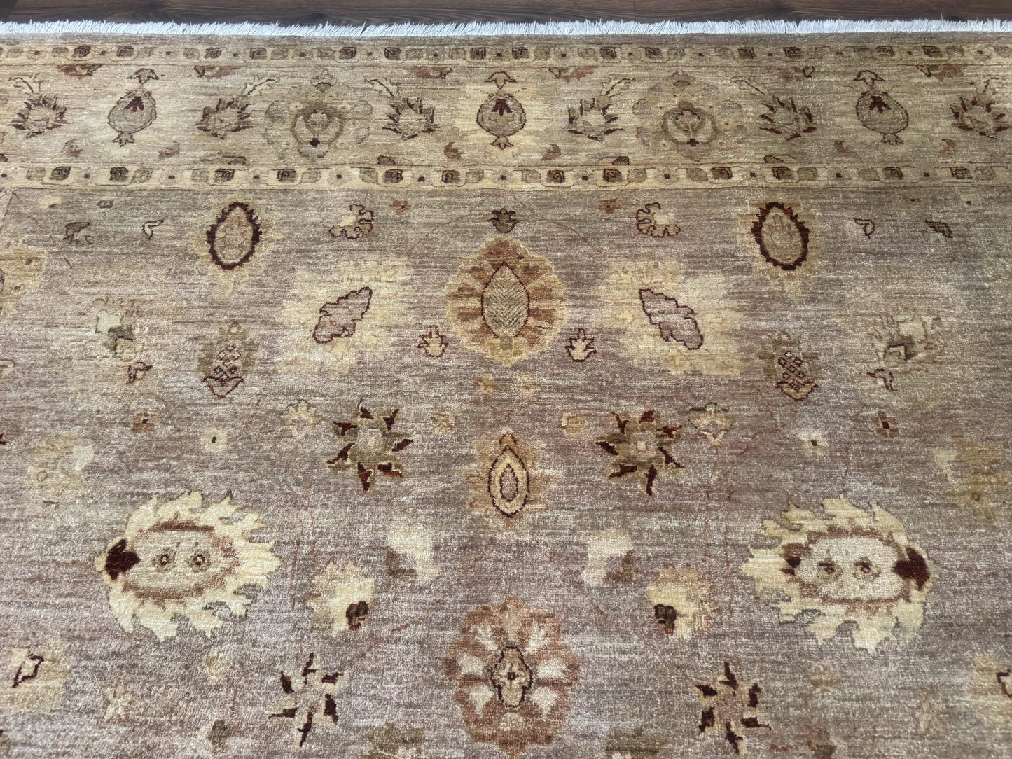 Peshawar Rug 8x11 Handmade Wool Indo Persian Mahal Carpet Vintage Oriental Style