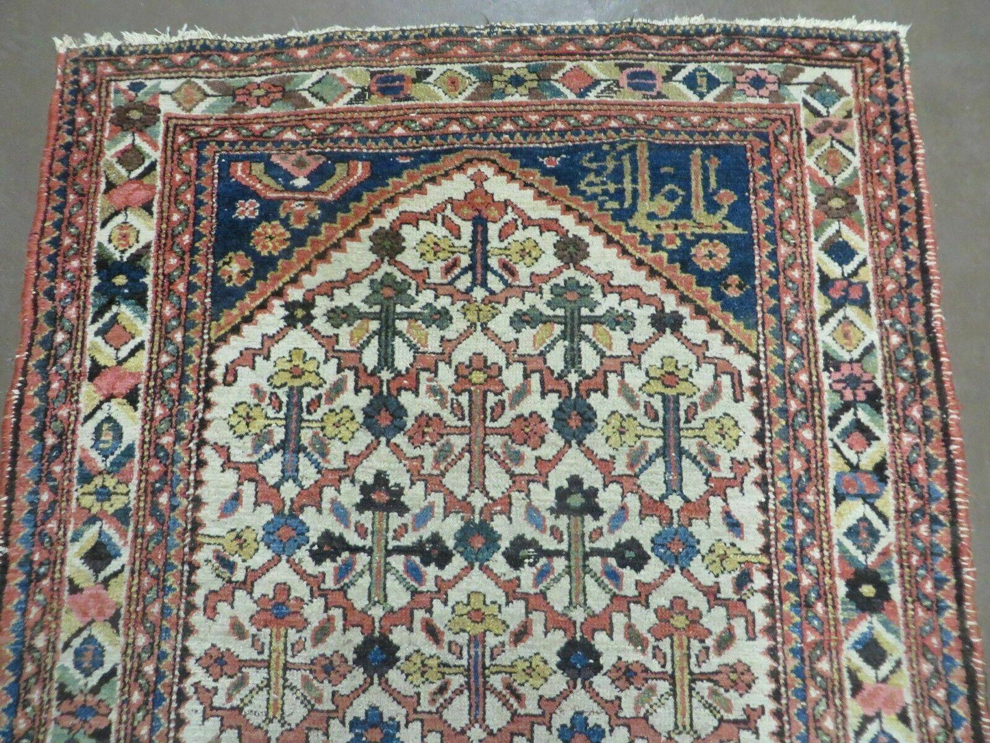 Antique Caucasian Shirvan Wool Runner Rug 3 Ft 3 In By 9 Ft 9 In Handwoven