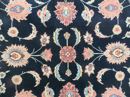 Vintage Indian Wool Hand Knotted Rug 10x14 Natural Organic Dyes