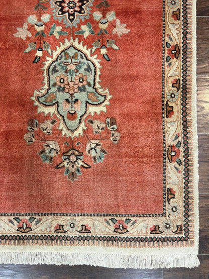 Persian Tabriz Runner Rug 3x12 Hand Knotted Wool Oriental Hallway Carpet