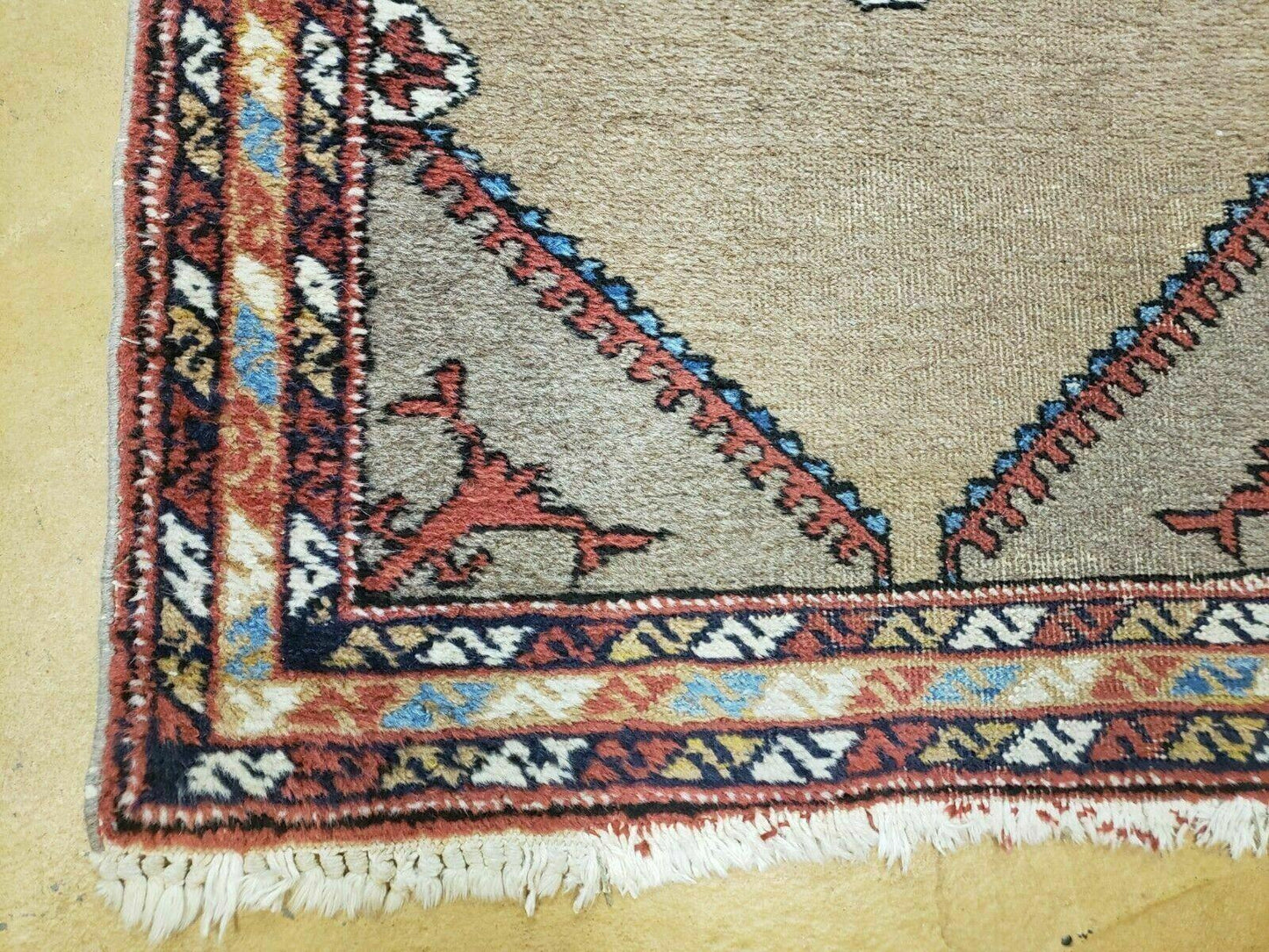 Persian Sarab Runner Rug 2x11 Antique Tribal Hand Made Camel Hair