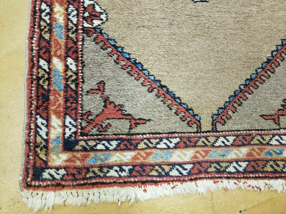 Persian Sarab Runner Rug 2x11 Antique Tribal Hand Made Camel Hair