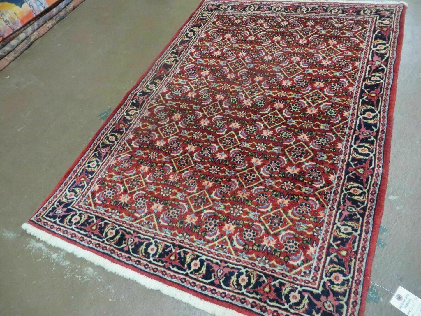 Handmade Knotted Indian Amritsar Floral Wool Rug 3 By 5 Feet Oriental Carpet