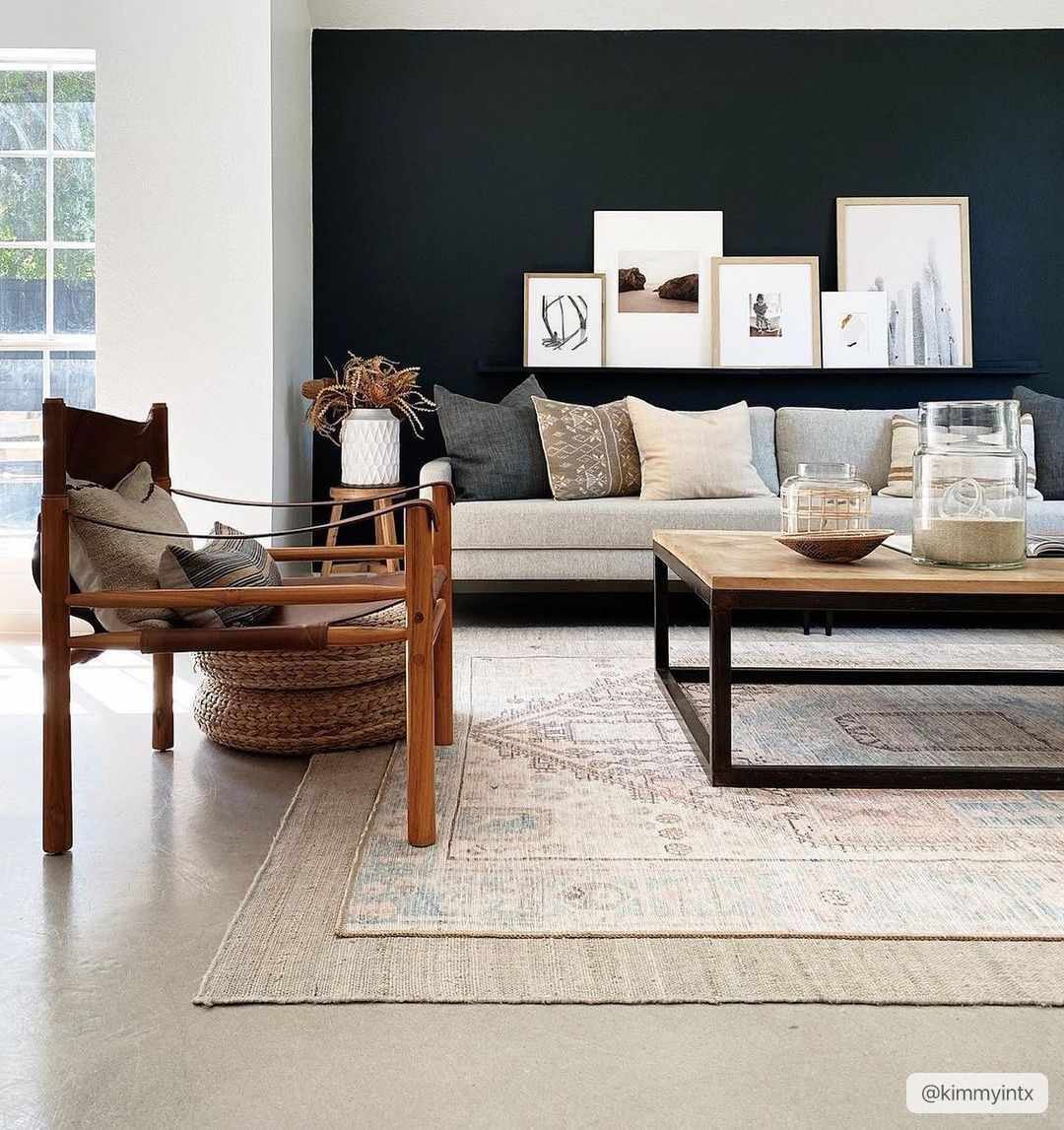 Vintage Washable Area Rug - Soft Durable Home Décor