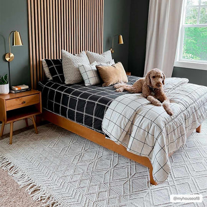 Ramsbury Wool Area Rug - Handcrafted Cozy Home Décor Rug