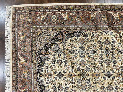 Premium Handmade Wool Persian Rug 5x8 Vintage Floral Allover Oriental Carpet