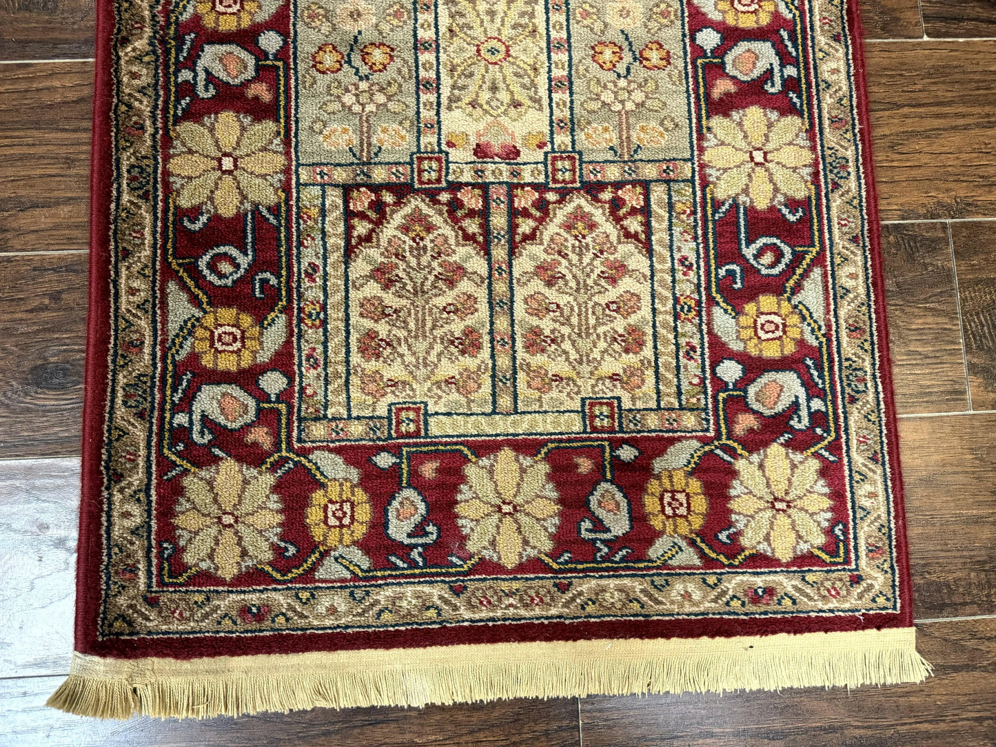 Karastan Runner Rug Antique Legends Bakhtiari 2200 Vintage Wool Panel Design